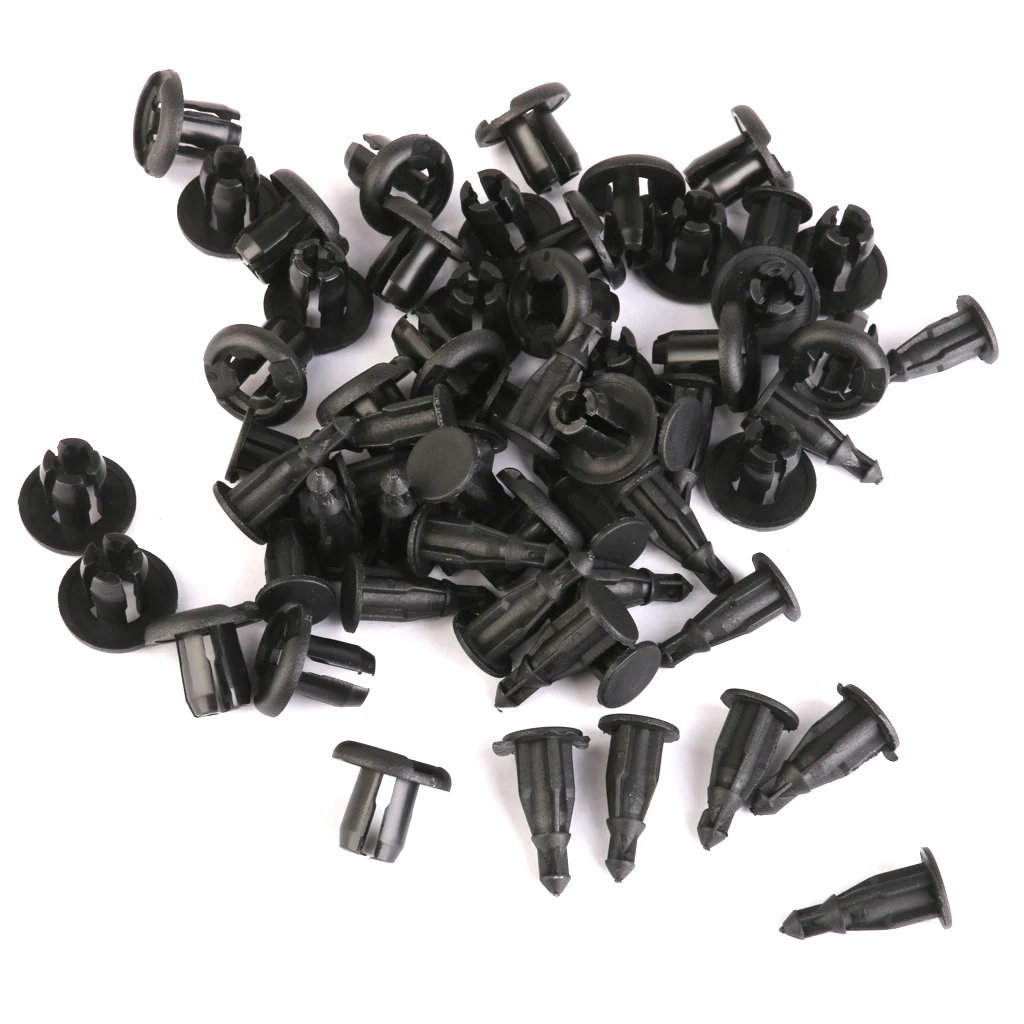 Nylon Push-Type Rivet Bumper Fender Clips for Honda 91503-SZ3-003 30Pcs High Quality Nylon