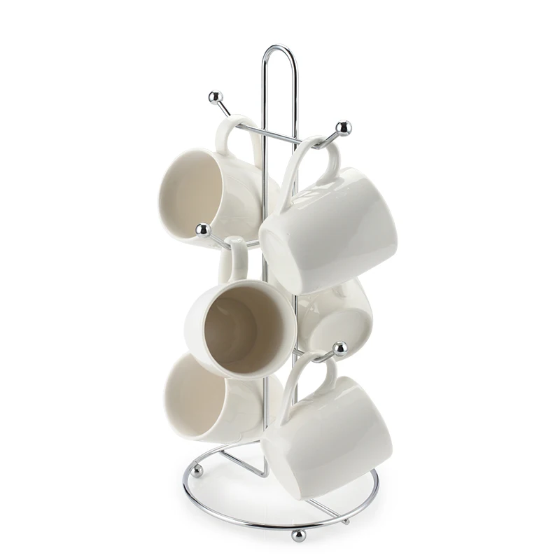 Quality Coffee Mug Tree Stand Cup Holder Glass Storage Hanging Rack