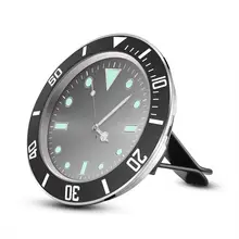 Автомобильные кварцевые часы украшения автомобиля часы, украшения автомобиля авто часы в салон с кондиционером на выходе клип