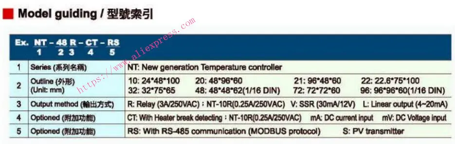 NT-48R NT-48V NT-48L NT-48R-24V FOTEK PID + пушистый интеллигентая (ый) Температура контроллер Новинка & Оригинал