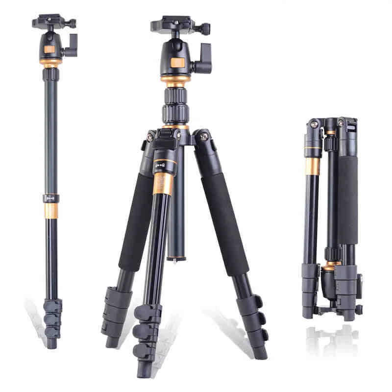QZSD Q555 Профессиональный фотографический портативный монопод штативы + шаровая