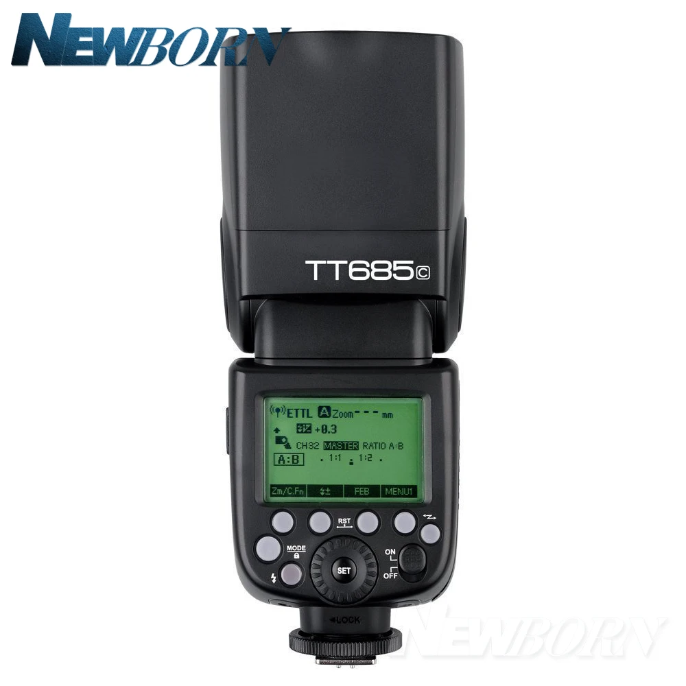 Godox TT685C ttl камера вспышка 2,4 ГГц Высокая скорость 1/8000s GN60+ Xpro-C ttl беспроводной передатчик для Canon Eos камера+ подарок