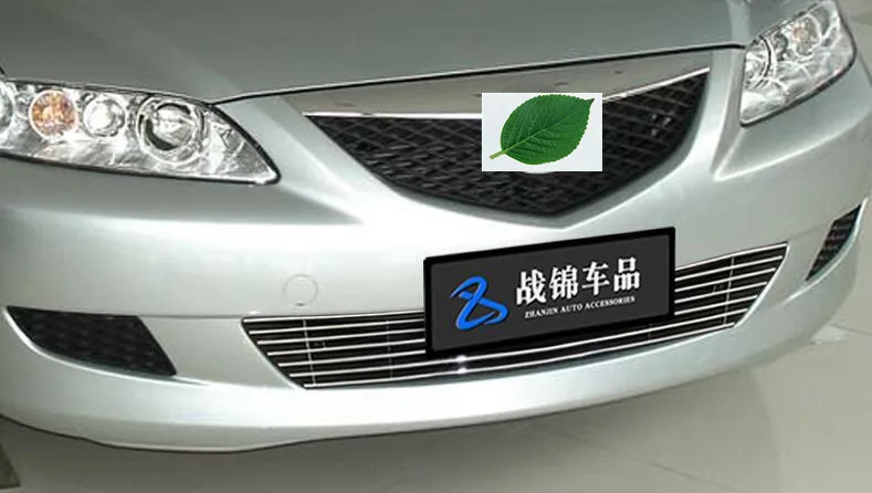 

high quality Stainless Steel Front Bottom Grille Grill Molding Cover Decoration Accessories For 2004-2015 Mazda 6