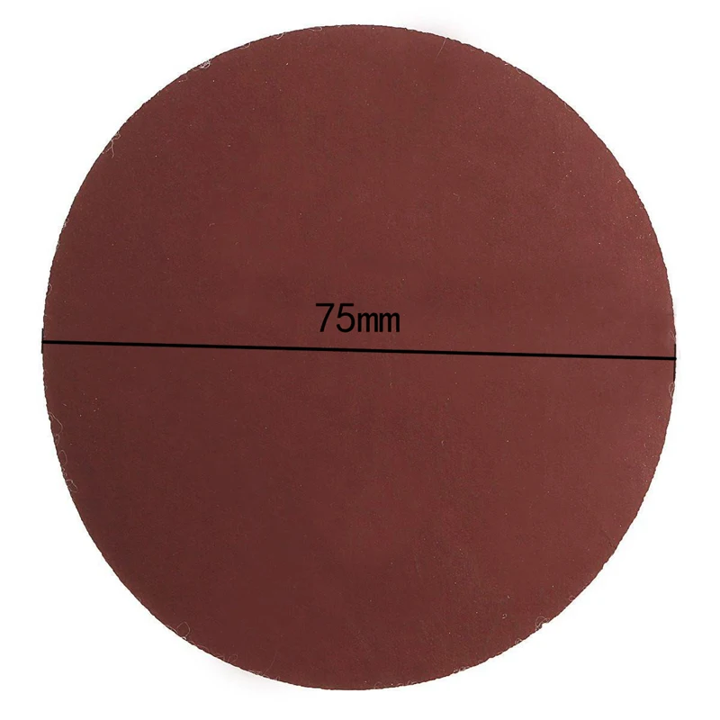 DWZ 10pcs 3inch 75mm New Round Sanding Discs Polishing Pad Sander Paper Set 80-3000Grit
