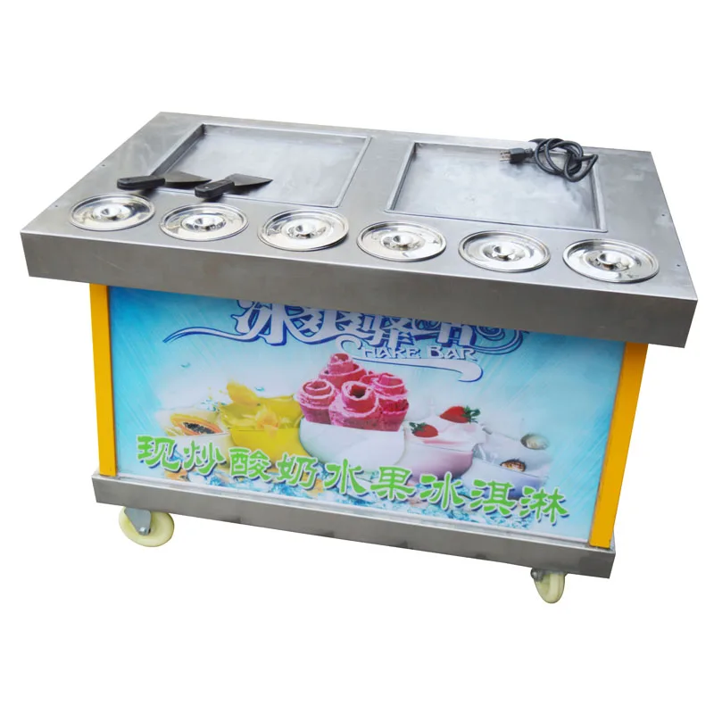 Коммерческая машина для приготовления мороженого Жареная Машина Для Мороженого 110 В