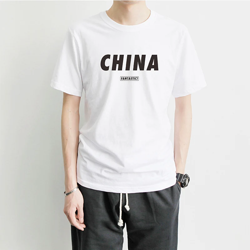 

Summer Men Harajuku T Shirt China Fantastic Printed Men's Big Size Slim Fit Fashion Tops & Tees Male Clothing XXXL Streetwear