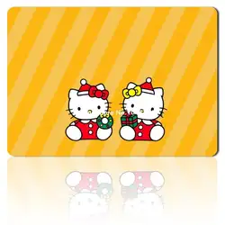 Hello Kitty коврик для мыши оранжевый подарок для мыши ноутбука Аниме Коврик для мыши передач Notbook компьютерная игровой коврик для мыши геймер