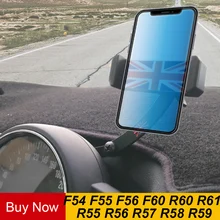 רכב Rotatable נייד טלפון מחזיק GPS ניווט סוגר עבור מיני קופר אחד S F55 F56 F60 R55 R56 R60 Countryman אבזרים