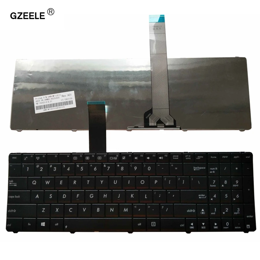  GZEELE New US laptop Keyboard for Asus P55VA PRO55VA English 0KNB0-6270RU00 9Z.N6VSU.30R P55V P55 P