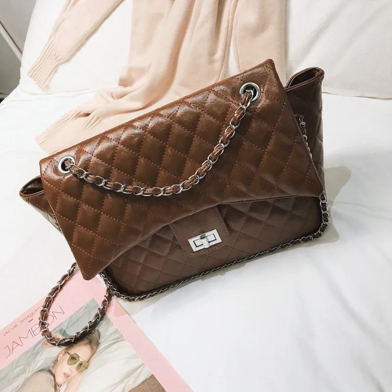 Brand original design chain bag female 2018 new bags for women fashion big bag wing bag single-shoulder bag oblique satchel
