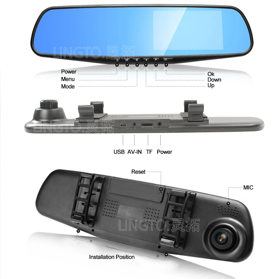 vehicle blackbox dvr зеркало инструкция на русском