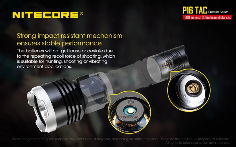 NITECORE P16TAC High intensity tactical flashlight (9)