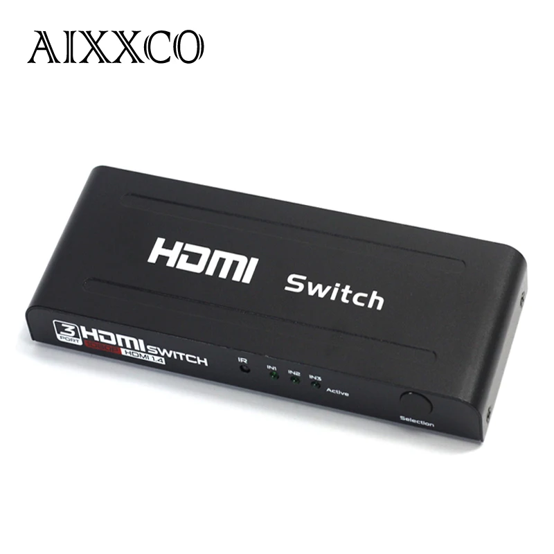 AIXXCO 3/5 Input 1 Output V1.4 HDMI Switch Switcher HDMI Splitter HDMI Port for PS3 PS4 for Xbox