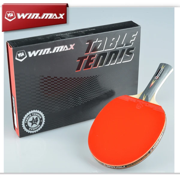 Winmax 4 звезд резина длинной ручкой настольный теннис ракетка Pingpong Paddle Raqueta турнир теннис бесплатная доставка