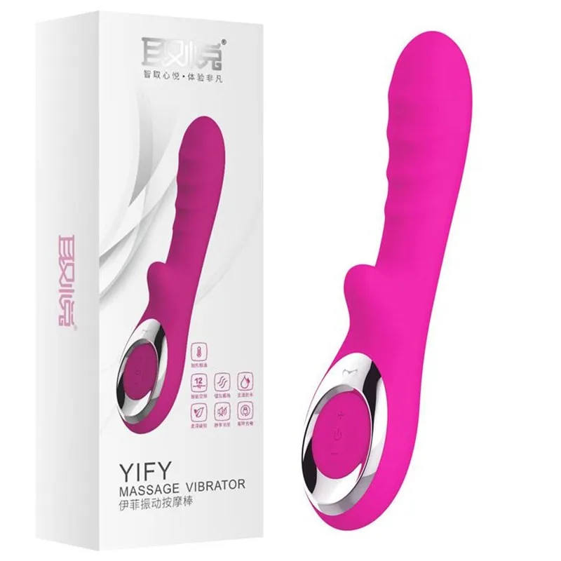 12 Speed Clit Stimulator Vibration G-Spot Heating Vibrator AV Wand Massager Sex Toy for Women Erotic Machine Dildo Vibrator please me heating vibrator g spot stimulate vibrators for women rechareable waterproof dildo vibrator 12 vibration modes sex toy