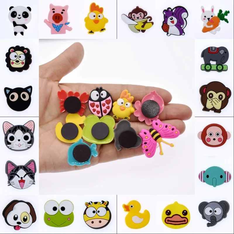 

Children Toys Cat/Dog/Lion/Crab/Panda/Butterfly/Fish/Monkey Magnet Stickers Animals Magnets For Refrigerators Promotion Gift