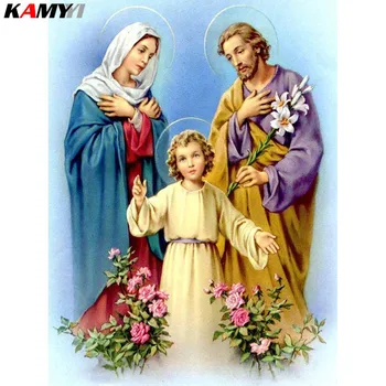 

Diy 5d Diamond Painting Jesus Arts And Crafts Christmas Decor Full Square Cross Stitch Diamond Embroidery Religious Icon XY1