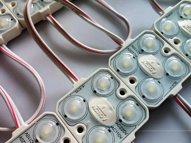 300pcs Lot 1 5w 220v Ac High Voltage 2835 Led Strip Modules 4 Leds 300pcs Lot 1 5w 220v Ac High Voltage 2835 Led Strip Modules 4 Leds Module For Business Windows Lighting