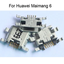 5 шт. Замена для Huawei maimang 6 зарядное устройство соединительные детали ремонт запасных частей USB док-станция зарядный порт для Huawei maimang 6