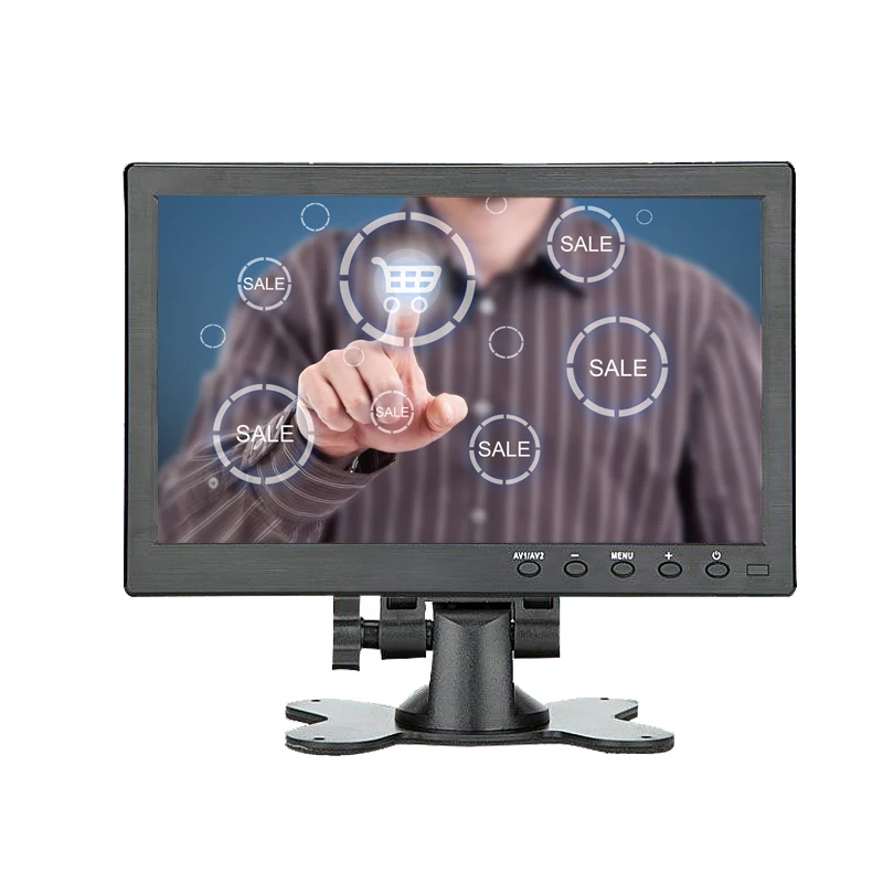 10.1 Inch IPS Touch screen Portable Monitor HD 1280x800 Color Display Screen with AV/VGA/HDMI/USB for PC Security CCTV Camera|LCD Monitors| - AliExpress