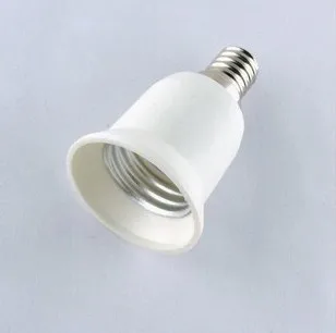 Огнестойкие материалы Поворотная E14-E27 головка преобразования поверните маленький винтовой ламповый патрон E14-E27-преобразование
