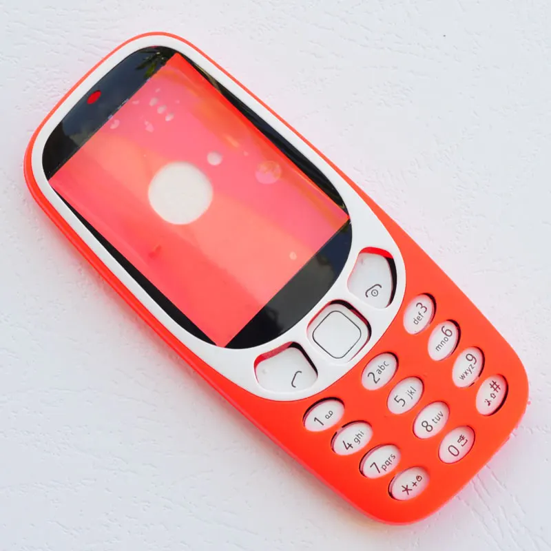 ZUGZUC новый пластиковый полный корпус чехол для Nokia 3310 полная задняя часть корпуса +
