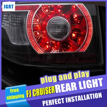 

Car Styling Accessories for Toyota FJ Cruiser Taillight assembly FJ150 LED Tail Light Cruiser Rear Lamp DRL+Brake+Park+Signal.