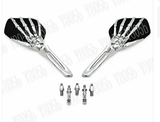 Мотоциклов Скелет Зеркала для Honda Shadow Spirit Sabre Aero ACE Стид VLX 400 600 1100 DLX VTX1300 1800 Magna VF 250 750