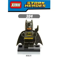№ 304 Бэтмен индивидуальный Рисунок супер герой Строительство игрушки блоки