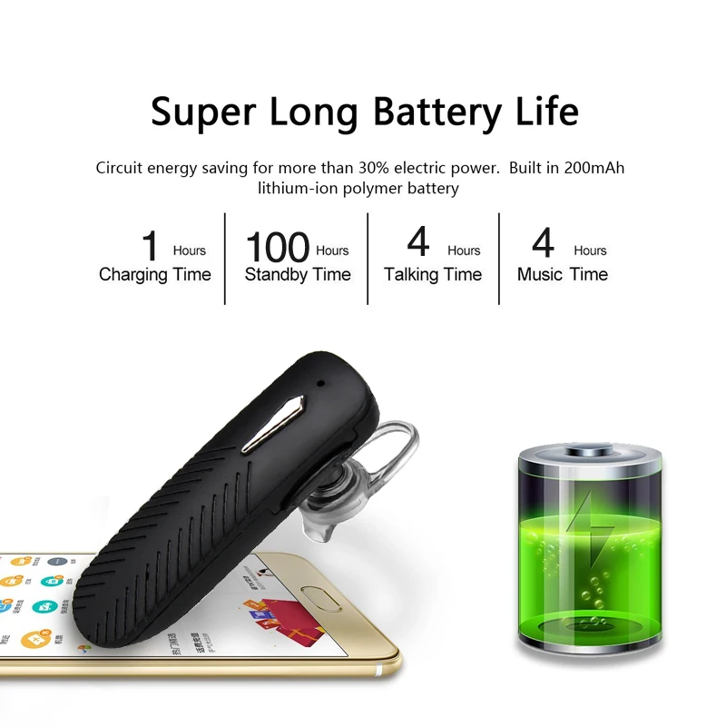 DAONO invisible mini B1 bluetooth наушники бизнес беспроводная гарнитура с шумоподавлением