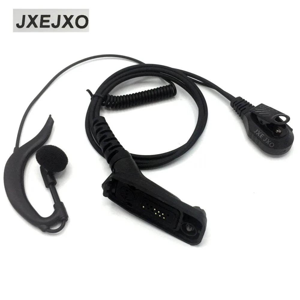 

JXEJXO Earhook Microphone Earpiece Headset Dual PTT for Motorola Ham Radio for APX2000 APX7500 DGP4150 DP3400 DP3401 MTP850S