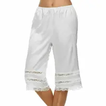 дешево! Женские кружевные кружевные блузки Pettipant Slip Нейлоновые кружевные блузки Inseam Половина нескол Лучший!