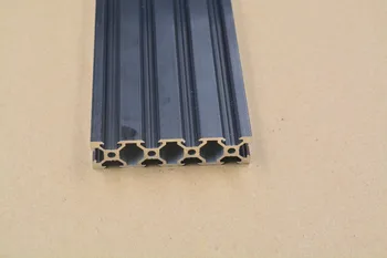 

2080 aluminum extrusion profile european standard v-slot black length 1200mm workbench 1pcs