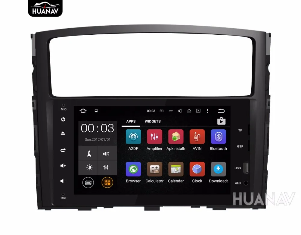Sale Car DVD player GPS navigation for MITSUBISHI PAJERO V97 V93 Shogun Montero 2006+ 8" MIRROK Link Android6.0 2GB+32GB Auto stereo 3