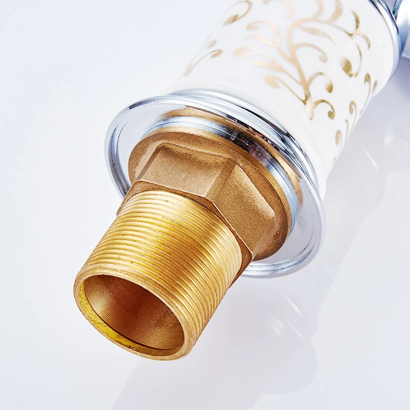 Kitchen Faucet Deck Mounted Oil Rubbed Bronze White Porcelain Body,Black Brass 360 Degree Swivel,Taps Ceramic Kitchens Kitchen Faucet Deck Mounted Oil Rubbed Bronze White Porcelain Body,Black Brass 360 Degree Swivel,Taps Ceramic Kitchens