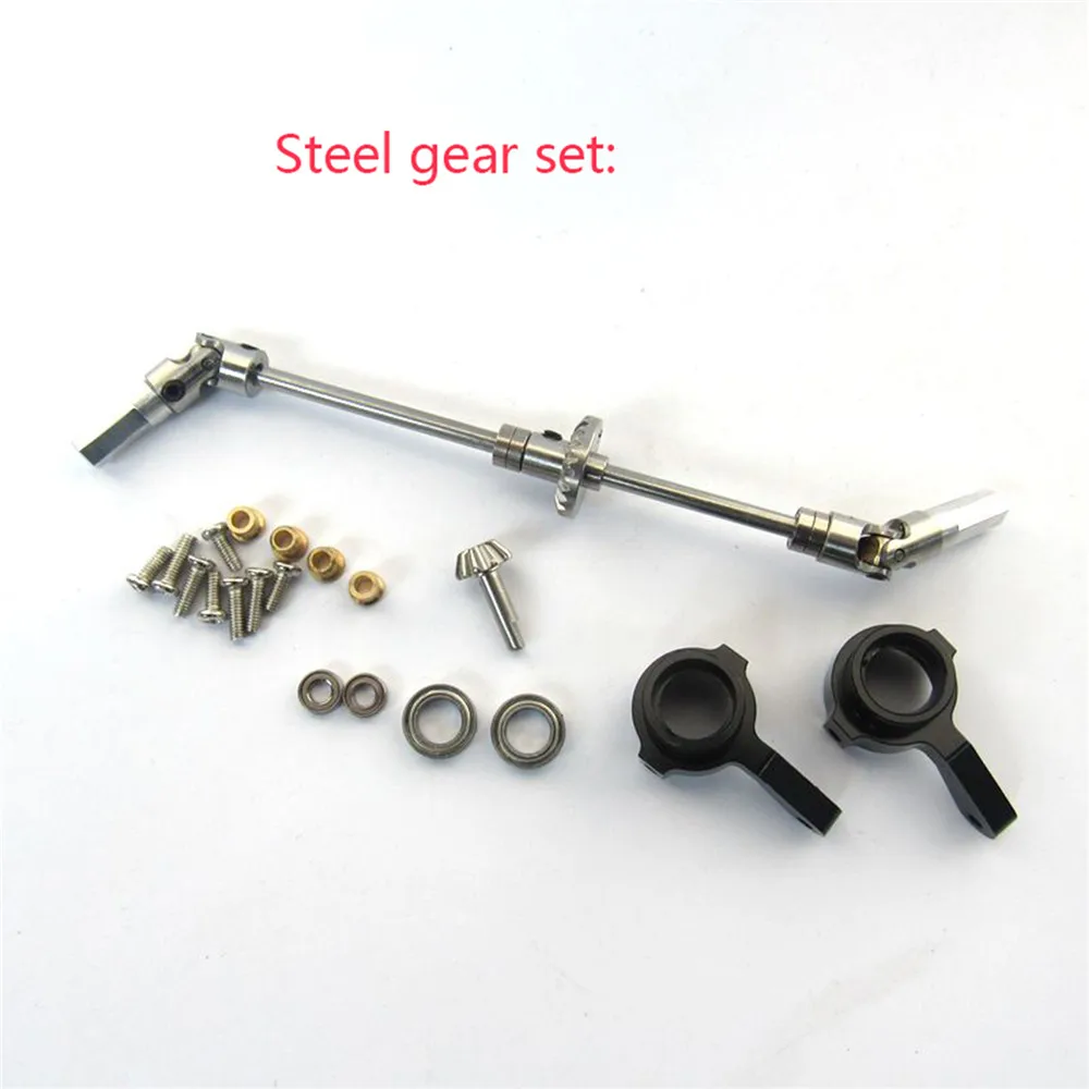 Best Offer of  For MN Model 1:12 D90 D91 Front Wheel Upgrade Modified Universal Joint Steering Metal Teeth RC Car 