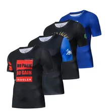 3D цифровая футболка с коротким рукавом и принтом Футболка камуфляжные спортивные колготки Мужские Пот Быстросохнущий костюм для фитнеса и йоги футболка для бега