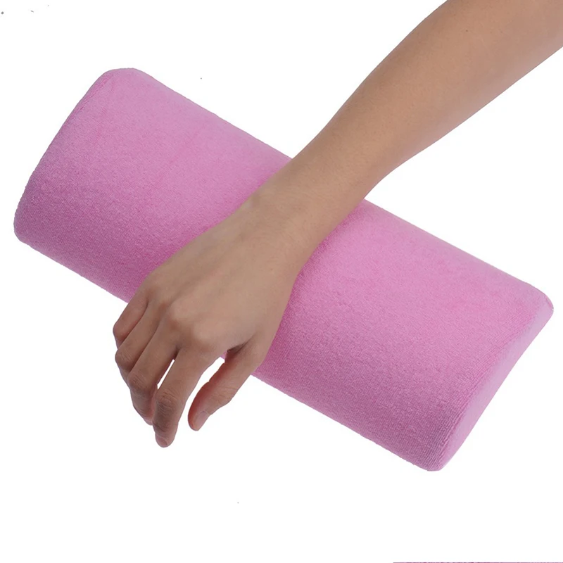

Professional Soft Hand Rest Cushion Pillow Nail Art Design Manicure Care Salon Half Column Tool Hot Nail Foils Sticker Gel