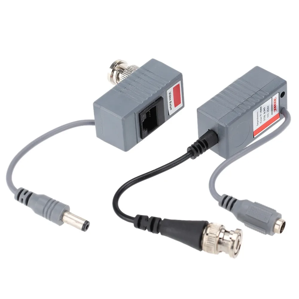 

Yumiki CCTV Camera Video Balun Transceiver BNC UTP RJ45 Video and Power over CAT5/5E/6 Cable