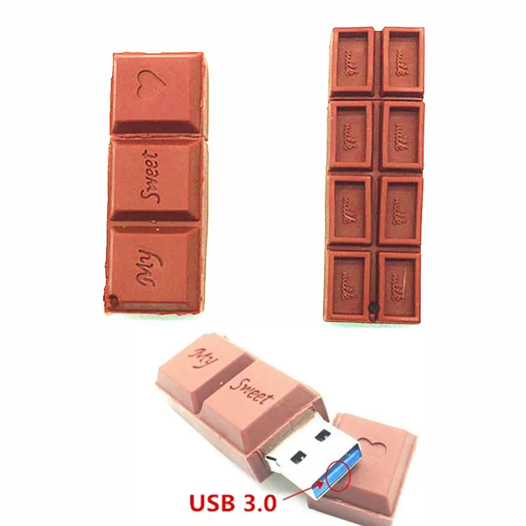 Flash usb 3.0 Flash Drive мультфильм любовь сладкий шоколад Флэш-накопитель 4 ГБ 8 ГБ 16 ГБ 32 ГБ 64 ГБ usb флэш-памяти флешки подарок