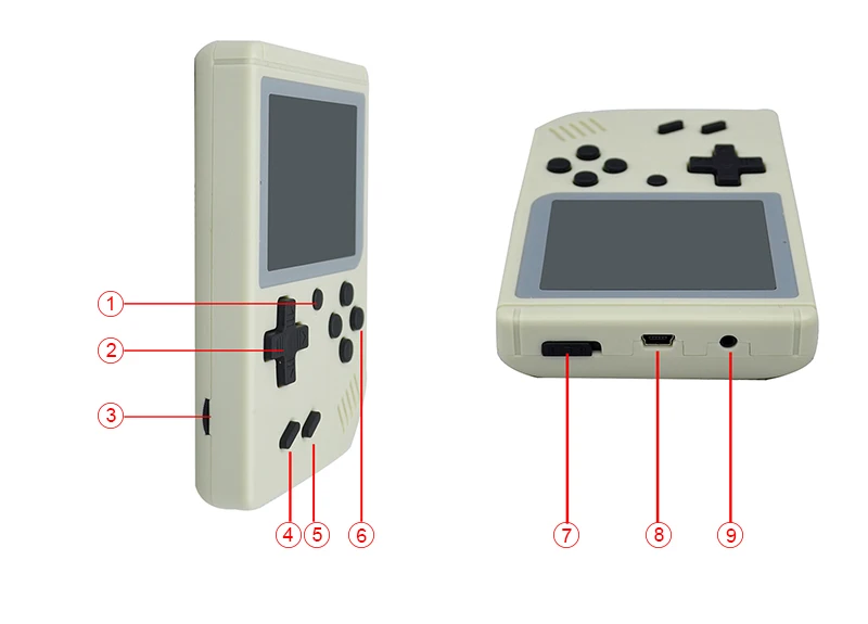 FIFY STORE Mini Console Retrogaming 168 Jeux Rétro Câble TV  