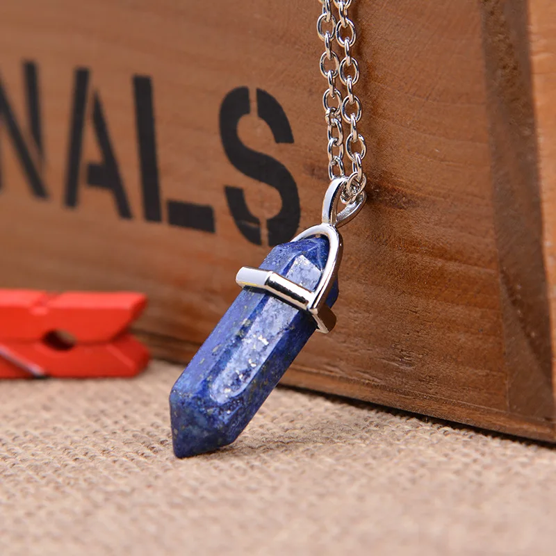 Ожерелье с подвеской из природного камня камень пули реики ожерелье hain|stone pendant