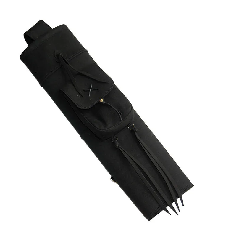 

Shooting Supplies Turquoise Black Turning Fur Quiver Bag Can Be Hung On The Back