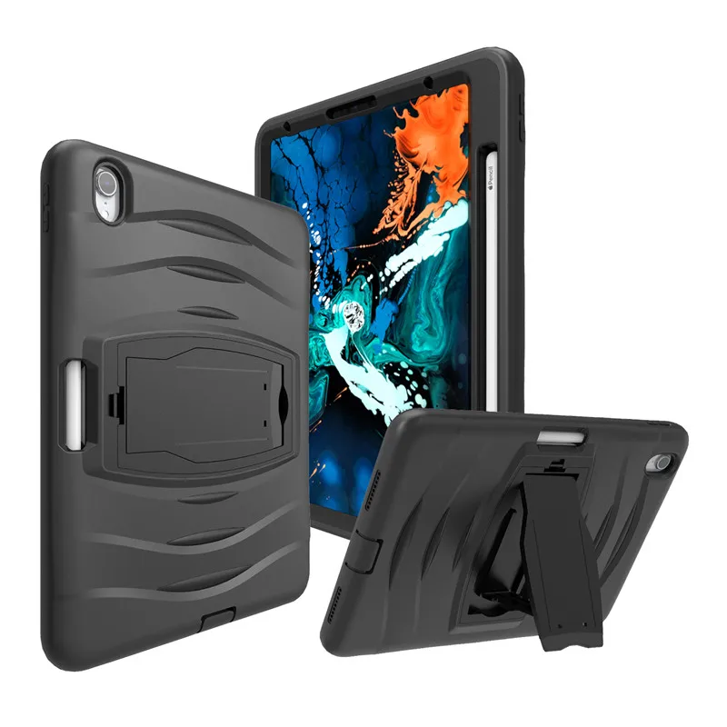 

For iPad pro 12.9 2018 case With charge apple pencil holder silicon cover protector shockproof Shell case for new iPad pro 12.9