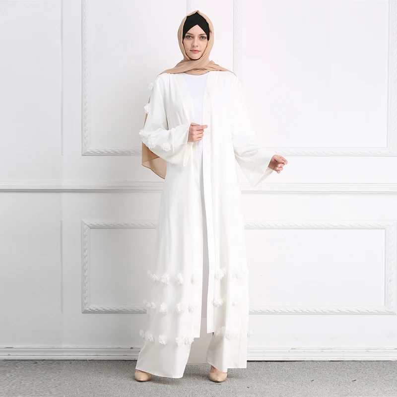 Модные женские вечерние платья abaya Дубайский мусульманский Открытый спереди