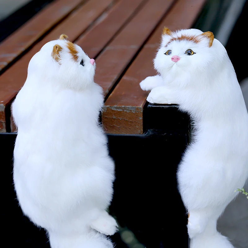 Милый Миниатюрный Плюшевый CatsToys Имитация животных модель заменить домашних для