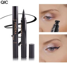 Профессиональный женский макияж жидкая подводка для глаз карандаш Быстросохнущий Водонепроницаемый Подводка для глаз черный цвет с печатью красота карандаш