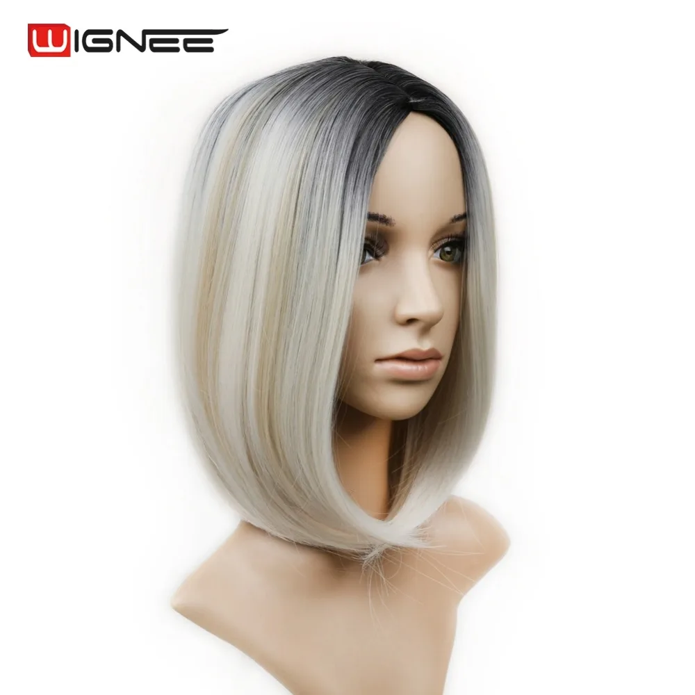 Ladies Hairstyles haircuts for ladies 6 Ladies Short Straight Bob Synthetic Hair Heat Natural Black To Mixed Ash Blonde White Grey Highlights Ladies Hairstyles ladies hairstyles Ladies Short Straight Bob Synthetic Hair Heat Natural Black To Mixed Ash Blonde White Grey Highlights