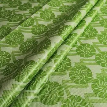 

African jacquard embroidered fabric bazin riche getzner fabric for Nigerian lace fashion dresses B180515