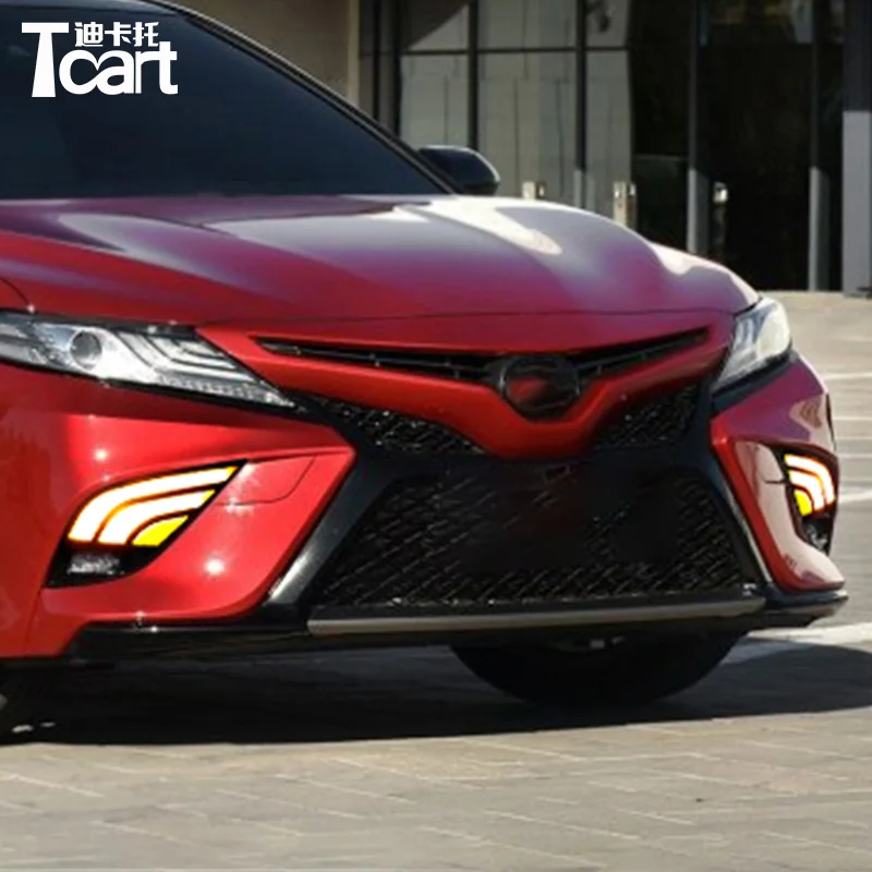 

Tcart Led drl lights for Toyota Camry 2018 2019 turn signal lamps